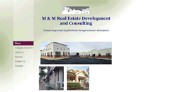 Desktop Screenshot of mandmrealestatedevelopment.com