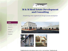 Tablet Screenshot of mandmrealestatedevelopment.com